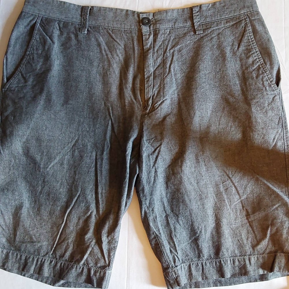 JCrew Chino Shorts Mens 34x10‎ Charcoal Gray Lightweight Cotton Casual Shorts